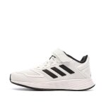 Baskets blanches / noires garon adidas duramo 10