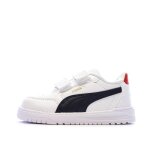 Baskets blanches / noires gar�on puma shuffle downtown
