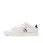 Baskets blanches / noires homme calvin klein jeans 3 cupsole