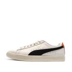 Baskets blanches / noires homme puma clyde base