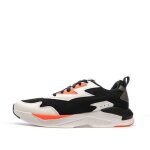 Baskets blanches / noires / orange homme puma x - ray lite