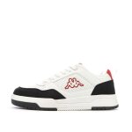 Baskets blanches / noires / rouges fille kappa manis