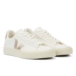 Baskets en cuir blanc / or pour femme - eur 38