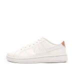Baskets blanches / rose femme nike court royale 2