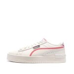 Baskets blanches / roses fille puma jada
