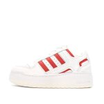 Baskets blanches / rouges femme adidas forum xlg