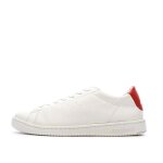 Baskets blanches / rouge homme le coq sportif phenix