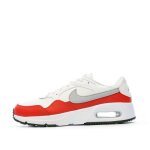 Baskets blanches / rouge homme nike air max