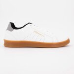 Baskets blanches semelle gomme int�rieur noir homme ellesse