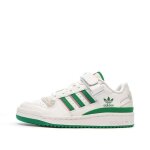 Baskets blanches / vertes femme adidas forum low