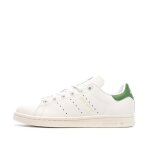 Baskets blanches / vertes femme adidas stan smith ie0469