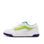 Baskets blanches / vertes gar�on vans hylane