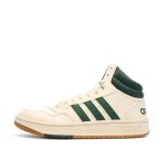 Baskets blanche / verte homme adidas hoops 3. 0