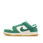 Baskets blanches / vertes homme nike dunk low