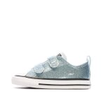 Baskets bleu fille converse chuck taylor all star glitter