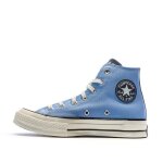 Baskets bleues mixte converse chuck 70 letterman