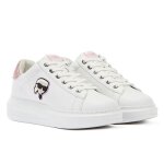 Basket dames karl lagerfeld kl62530n kapri nft 01p white pink - 36