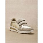Baskets cuir  scratchs femme pdiconfort