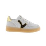 Baskets effet cuir et et daim femme victoria sel