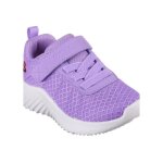 Baskets pour enfants - skechers - bounder cool cruise 23 - violet - tige respirante - scratch & lacets ...