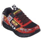 Baskets enfant - skechers - tracks - rouge - semelle int�rieure matelass�e - tige synth�tique et maille ...