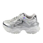 Baskets femme buffalo score tec - vegan nappa / mesh