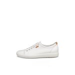 Baskets femme ecco soft 7 ? cuir pleine fleur & nubuck semelle amovible ecfs? lacets