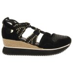 Baskets femme - gioseppo - noir - lacets et talon interne - laage esclave