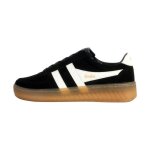 Baskets femme - gola - grandslam suede - cuir - blanc - lacets