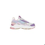 Baskets femme - pepe jeans - mave fresh - couleur berry - lacets - talon plat