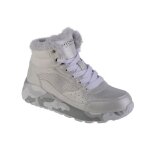 Baskets fille - skechers - uno lite camo dazzle 310485l - slgy - gris / argent - fermeture scratch - ...