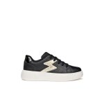 Baskets - geox - mikiroshi a - noir / or - plat - fille