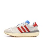 Baskets gris / bleu / rouge homme adidas country