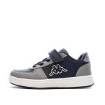 Baskets gris / noir gar�on kappa malone