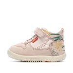 Baskets hautes rose fille kickers bottillon