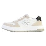 Basket  lacets calvin klein jeans low cut lace - up - blanc / beige