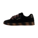 Basket � lacets kaporal severine - noir leop
