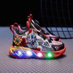 Baskets led enfant?sneakers sportives avec clairage multicolore et design anim?chaussures lumineuses ...