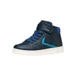 Basket montante - geox - eclyper - marine bleu clair - enfant - synthtique