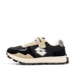 Baskets noir / beige garon lotto capri
