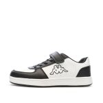 Baskets noires / blanches garon kappa malone