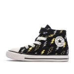 Baskets noires / eclairs gar�on converse all star electric bolt