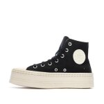 Baskets noires femme converse all star modern lift platform
