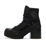 Baskets noires femme converse chuck 70 de luxe heel