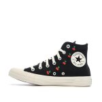 Baskets noires femme converse chuck taylor all star cherries