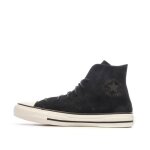 Baskets noires femme converse chuck taylor all star mono suede