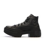 Baskets noires femme converse leather