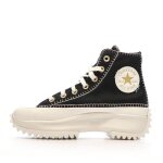 Baskets noires femme converse run star hike a08733c