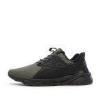 Baskets noires / kaki garon kappa san puerto lace