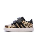 Baskets noire / marron fille adidas breaknet